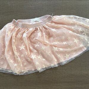 btween Pink Star Tulle Skirt